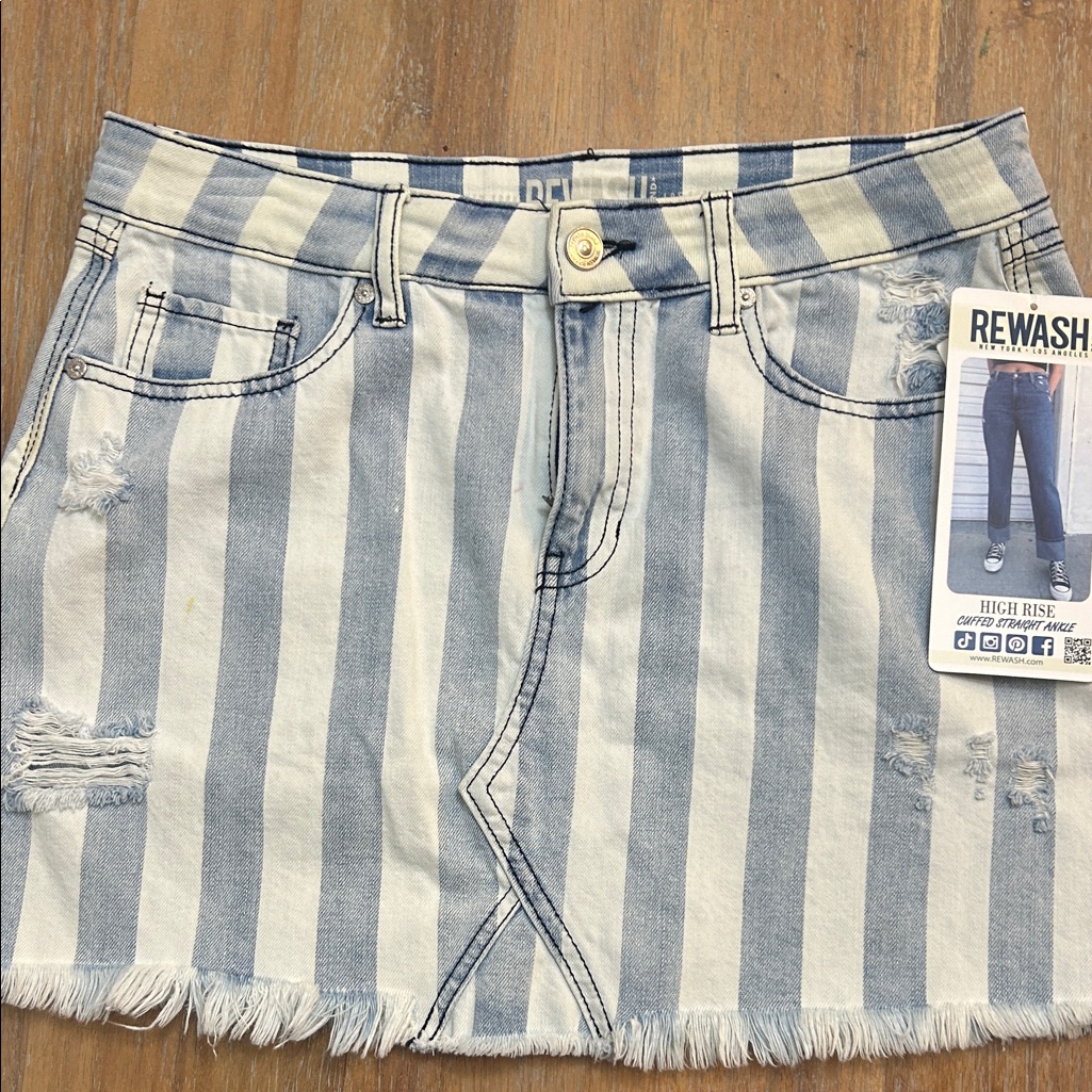 Rewash Brand Denim Skirt